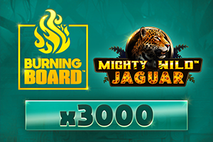 Mighty Wild Jaguar Burning Board